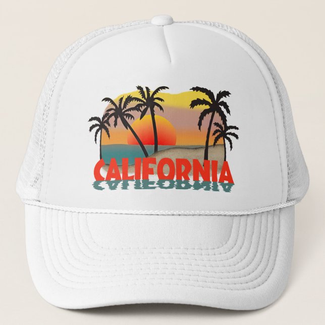 California Souvenir Trucker Hat (Front)