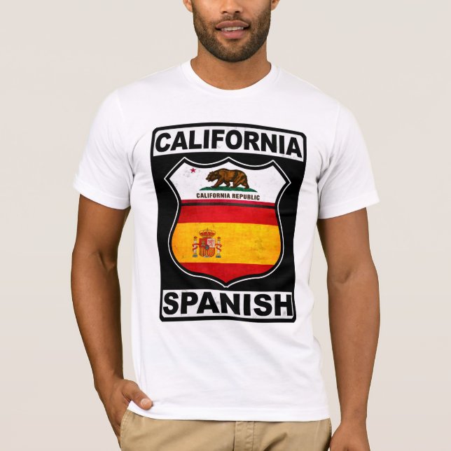 California Spanish American T-Shirt (Front)