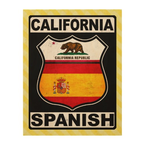 California Spanish American Wood Wall Decor
