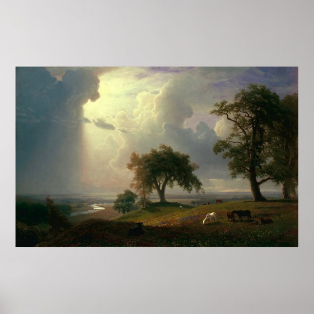 California Spring by Albert Bierstadt Poster (Front)