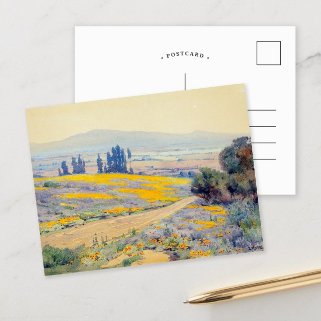 California Spring Landscape | Elmer Wachtel Postcard (Creator Uploaded)