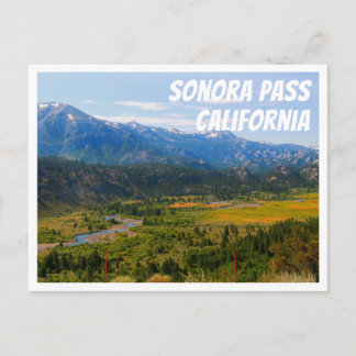 California SR 108 Sonora Pass Postcard