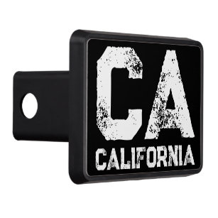 California State abbreviation trailer hitch cover
