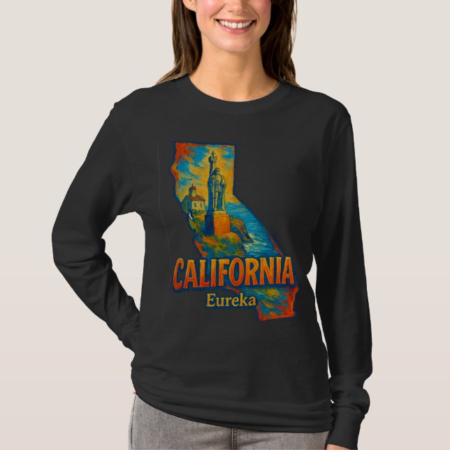 California State Artistic T-Shirt – Oil Paint Brus (Front)