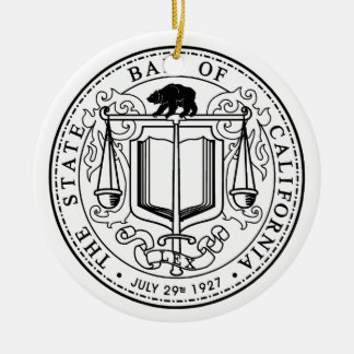 California State Bar Christmas Ornament