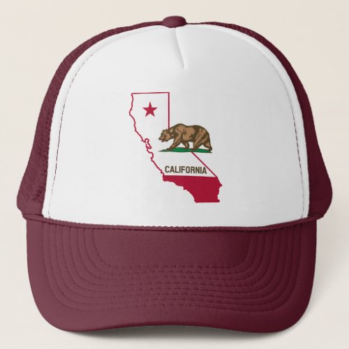 California State Bear  Trucker Hat