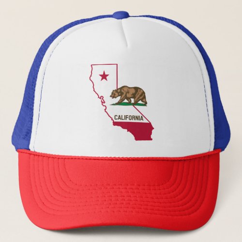 California State Bear  Trucker Hat