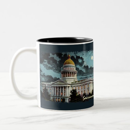 California State Capitol Moonlight Coffee Mug