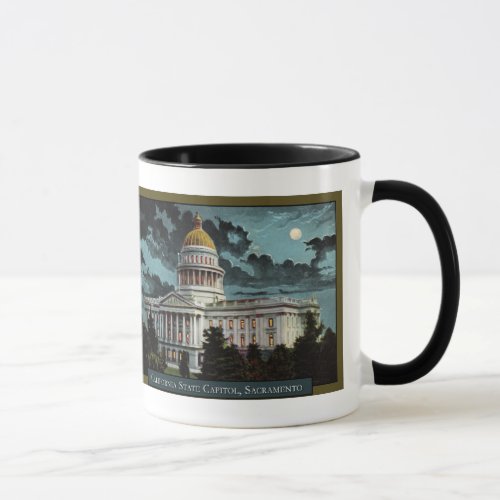 California State Capitol Moonlight Coffee Mug