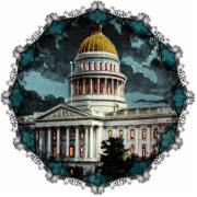California State Capitol Moonlight Ornament