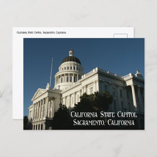 California State Capitol Sacramento California Postcard