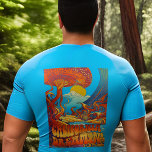 California State Colorful Vintage Summer Travel T-shirt at Zazzle