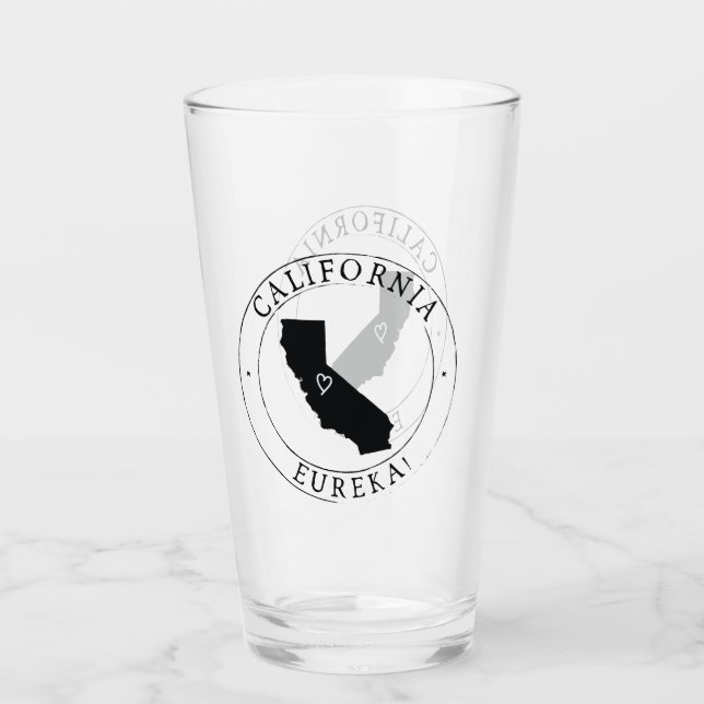 California State Drinking Glass (Front)
