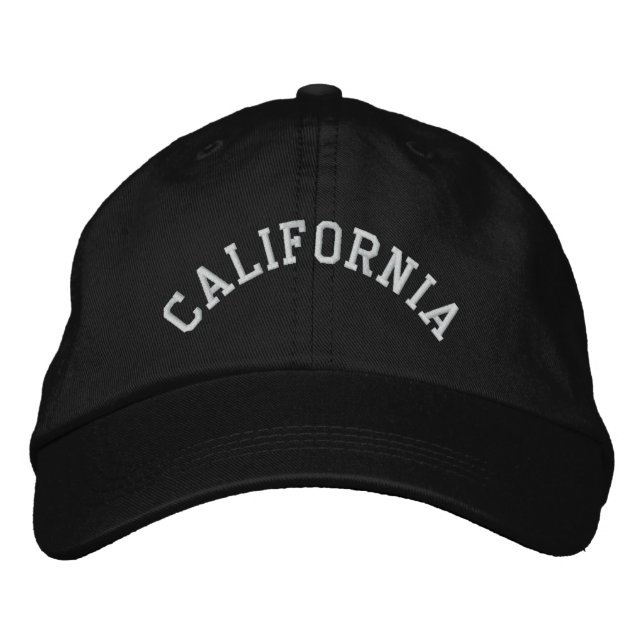 California State Embroidered Embroidered Baseball Hat (Front)