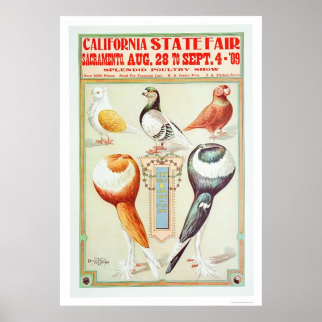 California State Fair 1909 Poster (Front)