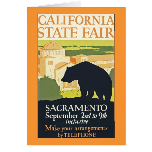 California State Fair Cards (Front)