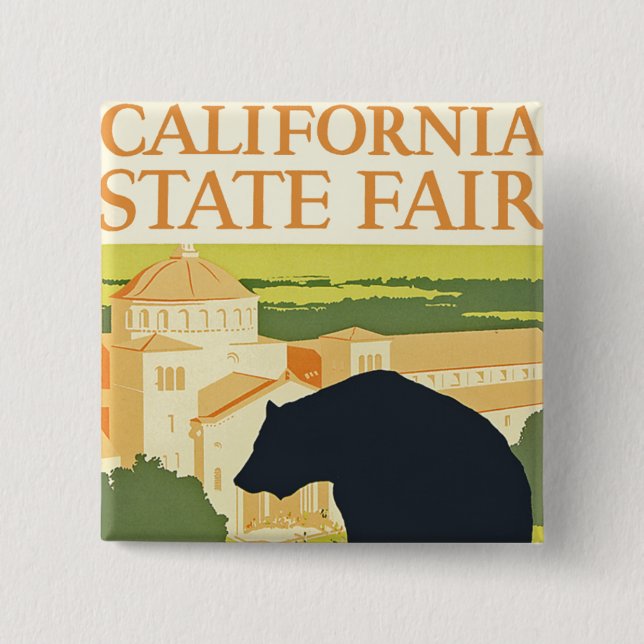 California State Fair Pinback Button (Front)