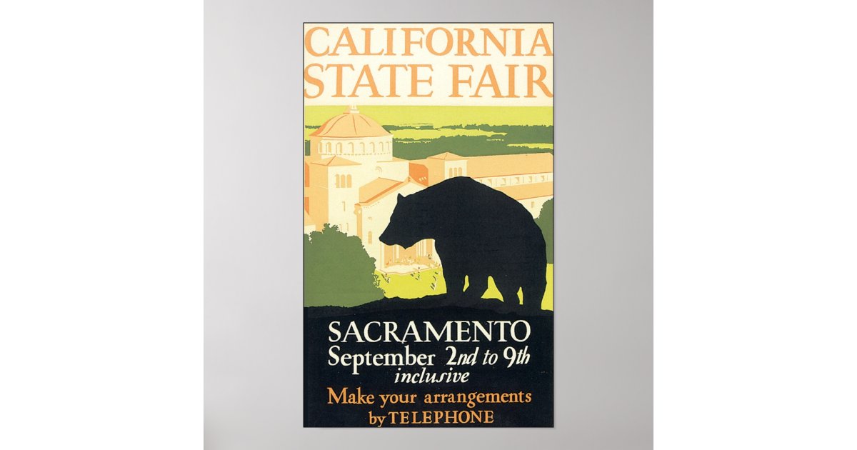 California State Fair Sacramento Poster Zazzle