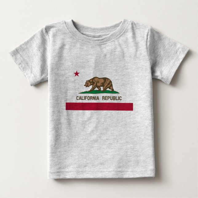 California State Flag Baby T-Shirt (Front)
