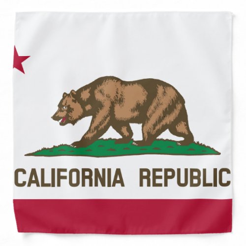 California State Flag Bandana