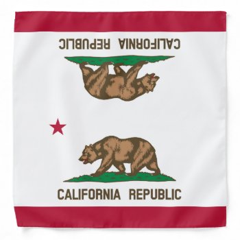 California State Flag Bandana by electrosky at Zazzle