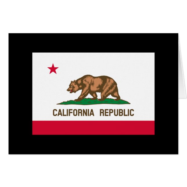 California State Flag Design Cards (Front Horizontal)