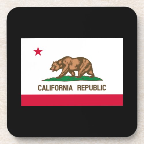 California State Flag Design Coaster