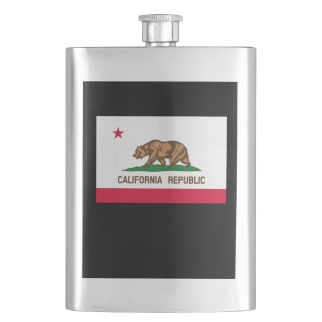 California State Flag Design Flask (Front)
