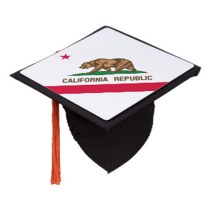 California State Flag Design Graduation Cap Topper