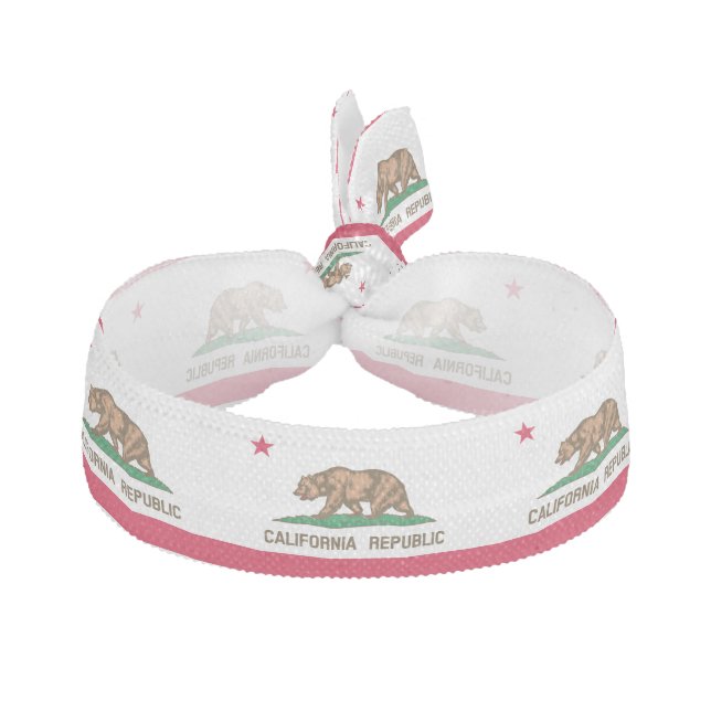 California State Flag Design Hair Tie (Front)