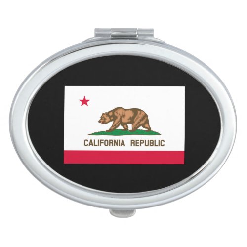 California State Flag Design Makeup Mirror