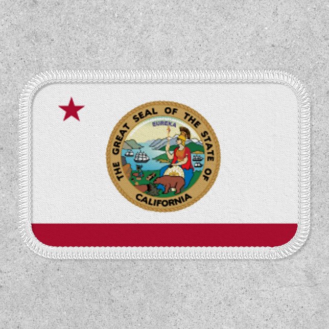 California State Flag Design Patch (Front)