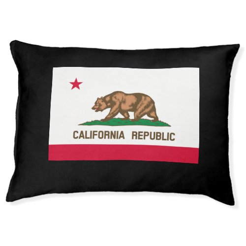 California State Flag Design Pet Bed