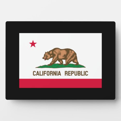 California State Flag Design Plaque