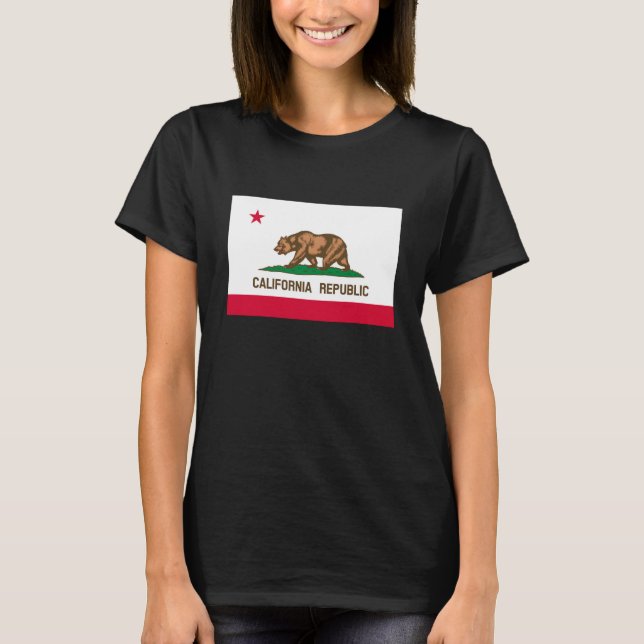 California State Flag Design T-Shirt (Front)