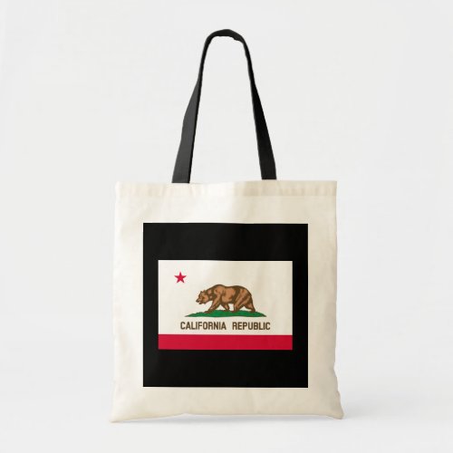 California State Flag Design Tote Bag