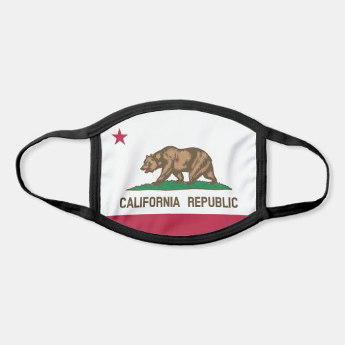 California State Flag Face Mask