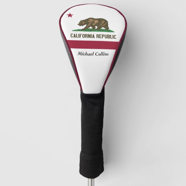 California State Flag Golf Head Cover (Front)