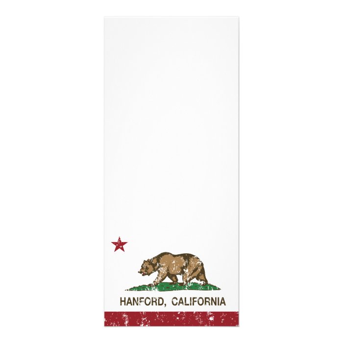 California State Flag Hanford Invitation