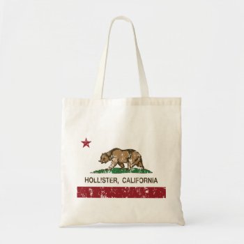 California State Flag Hollister Tote Bag by LgTshirts at Zazzle