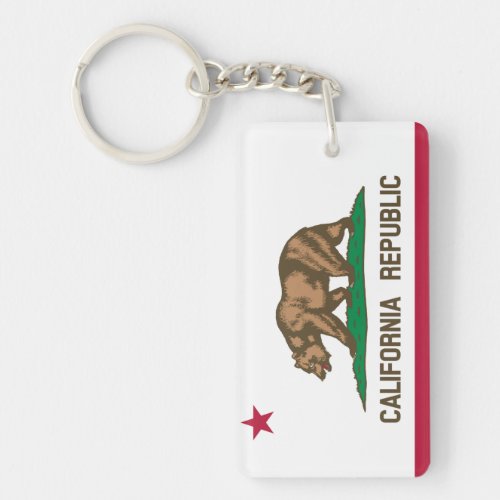 California State Flag Keychain
