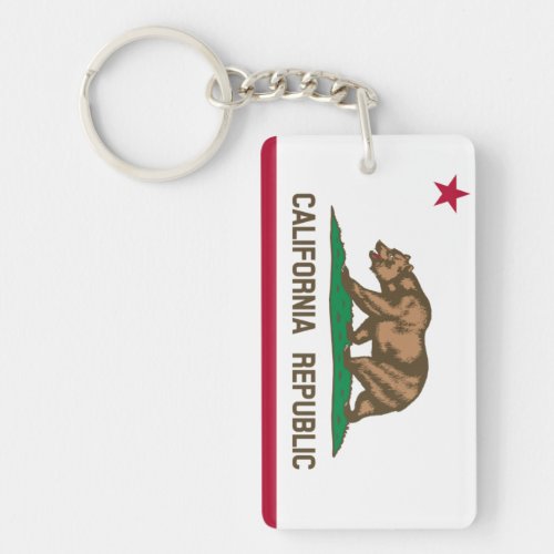 California State Flag Keychain