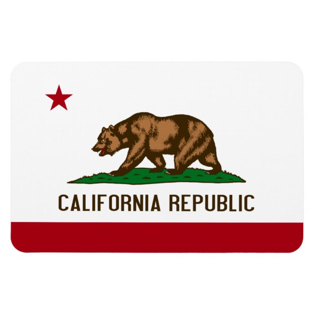 California State Flag Magnet (Horizontal)