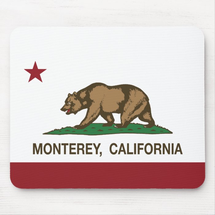 California State Flag Monterey Mouse Pads