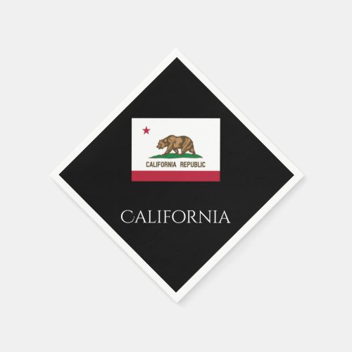 California State Flag Paper Napkins by Janz