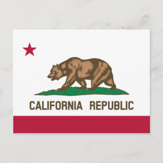 California State Flag Postcard