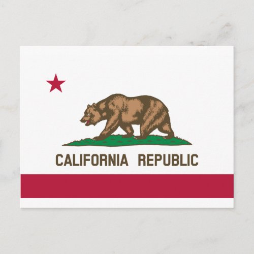 California State Flag Postcard