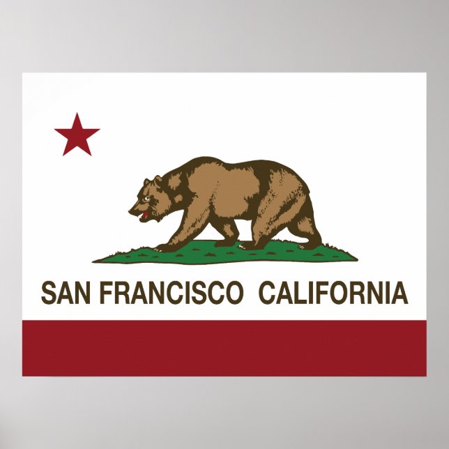 California state flag San Francisco Poster (Front)