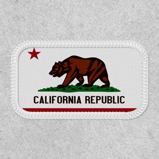 California State Flag Small Patch (Front)
