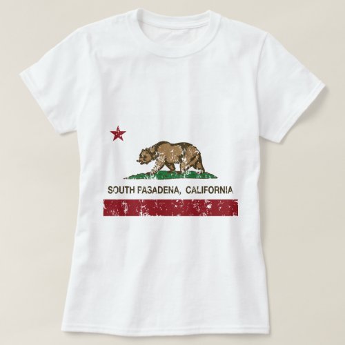 California State flag South Pasadena T_Shirt